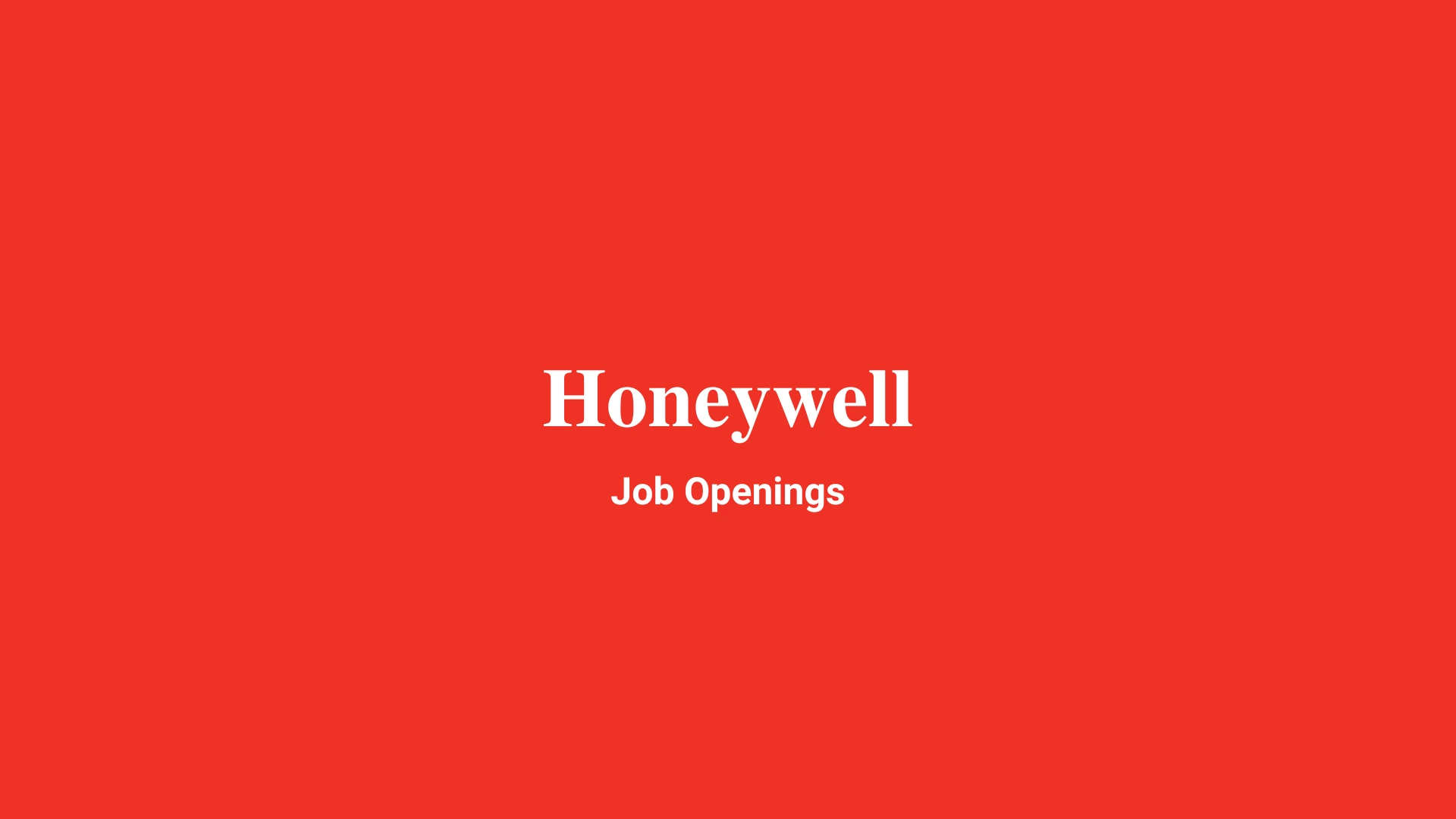 Honeywell is hiring graduates for Systems Engineer role Apply Now